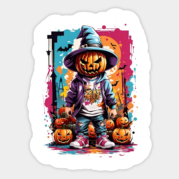 Halloween Skull Sticker by Omerico